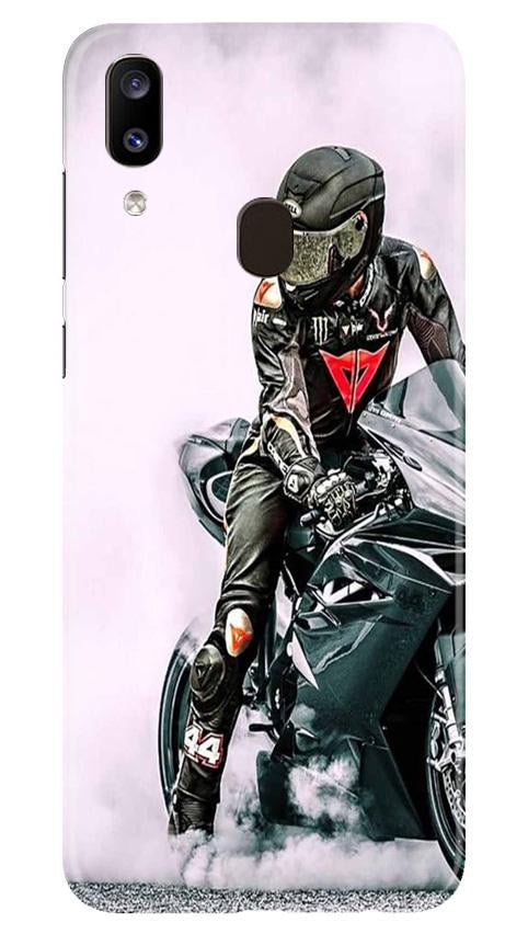 Biker Mobile Back Case for Samsung Galaxy A20 (Design - 383) Biker Mobile Back Case for Samsung Galaxy A20 (Design - 383)