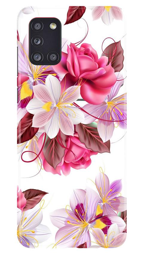 Beautiful flowers Mobile Back Case for Samsung Galaxy A31 (Design - 23) Beautiful flowers Case for Samsung Galaxy A31
