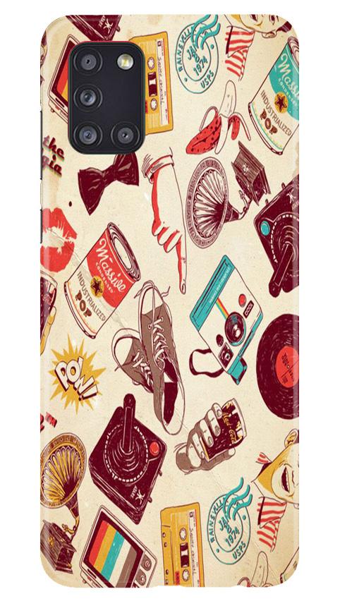 Vintage Mobile Back Case for Samsung Galaxy A31 (Design - 35) Vintage Case for Samsung Galaxy A31