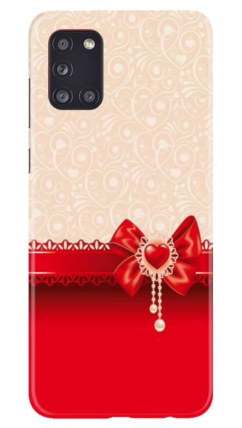 Gift Wrap3 Mobile Back Case for Samsung Galaxy A31 (Design - 36) Gift Wrap3 Case for Samsung Galaxy A31