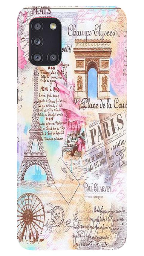 Paris Eiftel Tower Mobile Back Case for Samsung Galaxy A31 (Design - 54) Paris Eiftel Tower Case for Samsung Galaxy A31