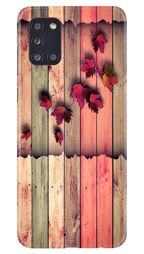 Wooden look2 Mobile Back Case for Samsung Galaxy A31 (Design - 56) Wooden look2 Case for Samsung Galaxy A31