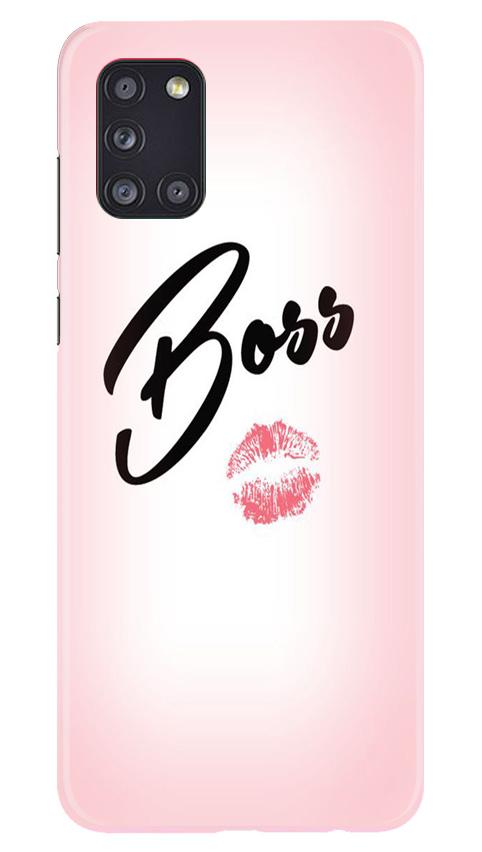 Boss Mobile Back Case for Samsung Galaxy A31 (Design - 59) Boss Case for Samsung Galaxy A31