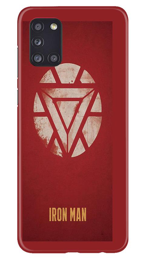 Iron Man Superhero Mobile Back Case for Samsung Galaxy A31 (Design - 115) Iron Man Superhero Case for Samsung Galaxy A31 (Design - 115)