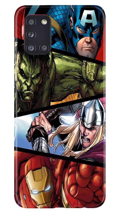 Avengers Superhero Mobile Back Case for Samsung Galaxy A31 (Design - 124) Avengers Superhero Case for Samsung Galaxy A31 (Design - 124)