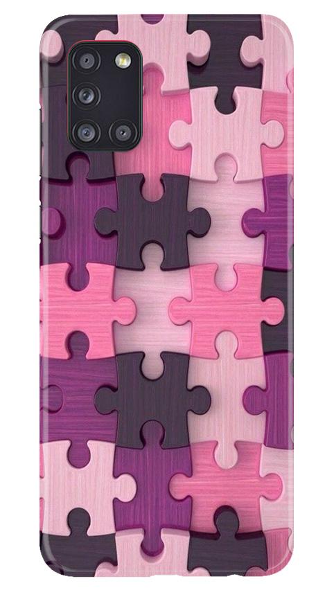 Puzzle Mobile Back Case for Samsung Galaxy A31 (Design - 199) Puzzle Case for Samsung Galaxy A31 (Design - 199)