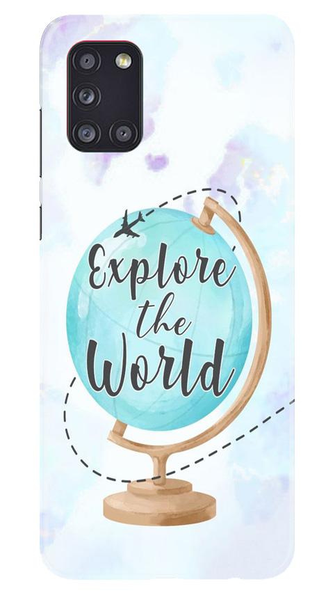 Explore the World Mobile Back Case for Samsung Galaxy A31 (Design - 207) Explore the World Case for Samsung Galaxy A31 (Design No. 207)