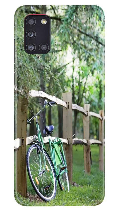 Bicycle Mobile Back Case for Samsung Galaxy A31 (Design - 208) Bicycle Case for Samsung Galaxy A31 (Design No. 208)