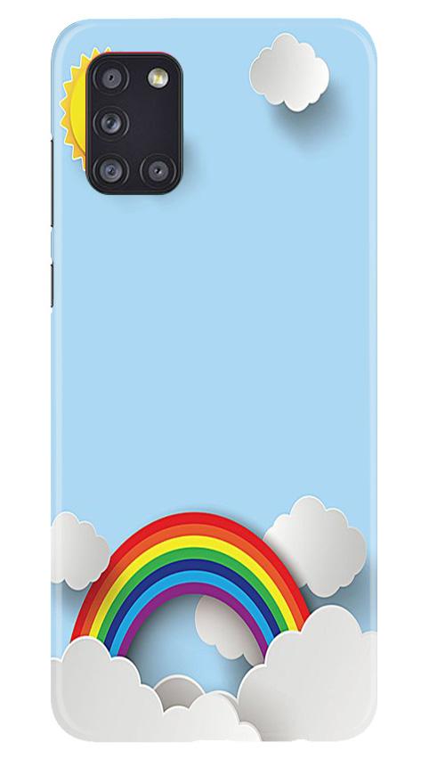 Rainbow Mobile Back Case for Samsung Galaxy A31 (Design - 225) Rainbow Case for Samsung Galaxy A31 (Design No. 225)