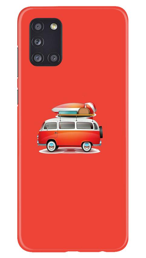Travel Bus Mobile Back Case for Samsung Galaxy A31 (Design - 258) Travel Bus Case for Samsung Galaxy A31 (Design No. 258)