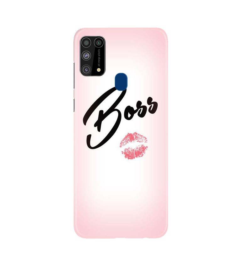 Boss Mobile Back Case for Samsung Galaxy M31 (Design - 59) Boss Case for Samsung Galaxy M31