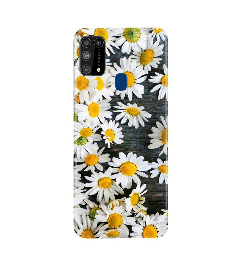 White flowers2 Mobile Back Case for Samsung Galaxy M31 (Design - 62) White flowers2 Case for Samsung Galaxy M31
