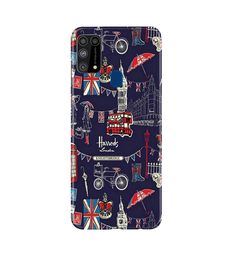 Love London Mobile Back Case for Samsung Galaxy M31 (Design - 75) Love London Case for Samsung Galaxy M31