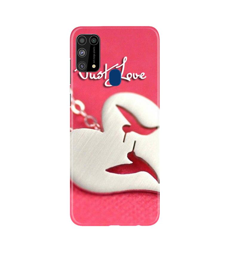 Just love Mobile Back Case for Samsung Galaxy M31 (Design - 88) Just love Case for Samsung Galaxy M31