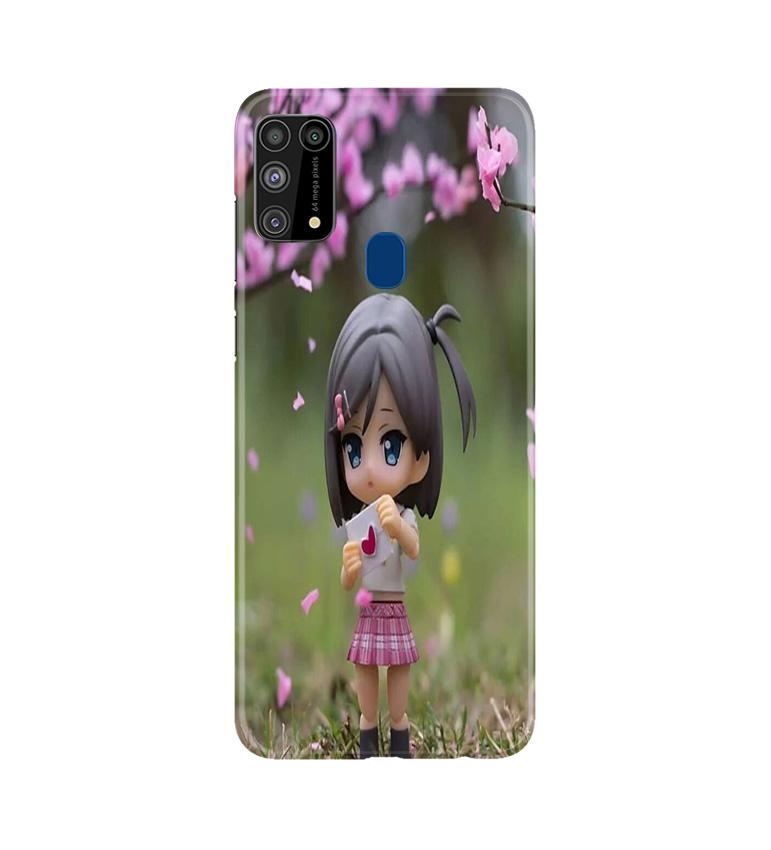 Cute Girl Mobile Back Case for Samsung Galaxy M31 (Design - 92) Cute Girl Case for Samsung Galaxy M31