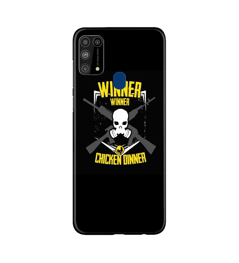Winner Winner Chicken Dinner Mobile Back Case for Samsung Galaxy M31 (Design - 178) Winner Winner Chicken Dinner Case for Samsung Galaxy M31 (Design - 178)