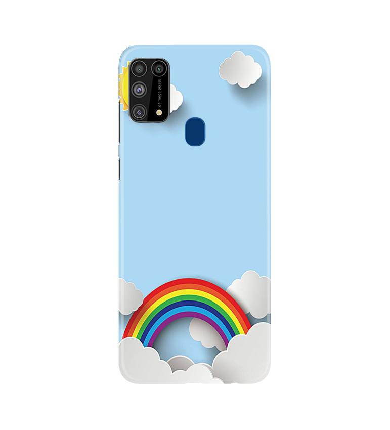 Rainbow Mobile Back Case for Samsung Galaxy M31 (Design - 225) Rainbow Case for Samsung Galaxy M31 (Design No. 225)