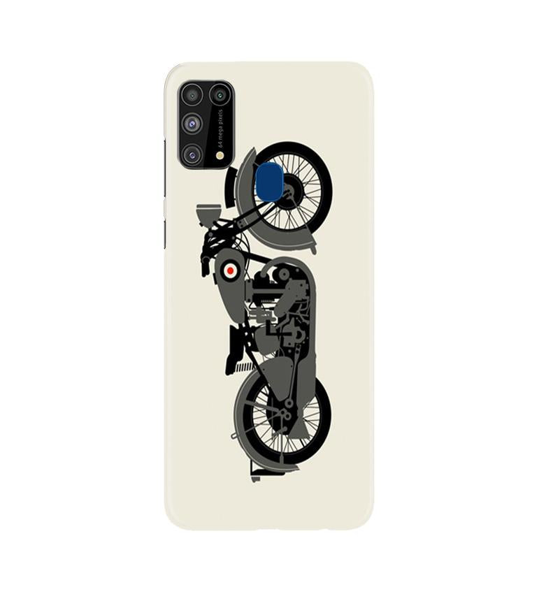 MotorCycle Mobile Back Case for Samsung Galaxy M31 (Design - 259) MotorCycle Case for Samsung Galaxy M31 (Design No. 259)