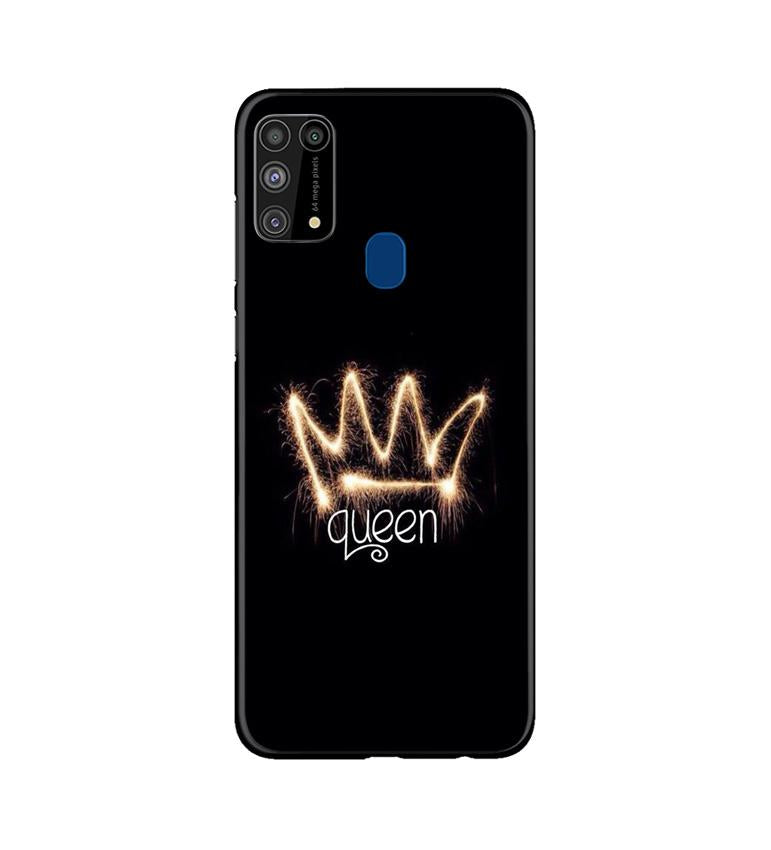 Queen Mobile Back Case for Samsung Galaxy M31 (Design - 270) Queen Case for Samsung Galaxy M31 (Design No. 270)
