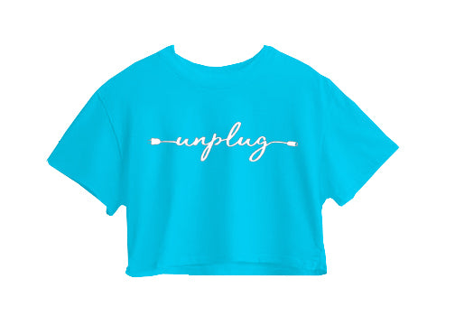 UNPLUG CROP TOP UNPLUG CROP TOP