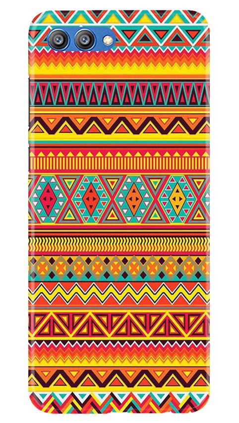 Zigzag line pattern Mobile Back Case for Honor View 10 (Design - 4) Zigzag line pattern Case for Honor View 10
