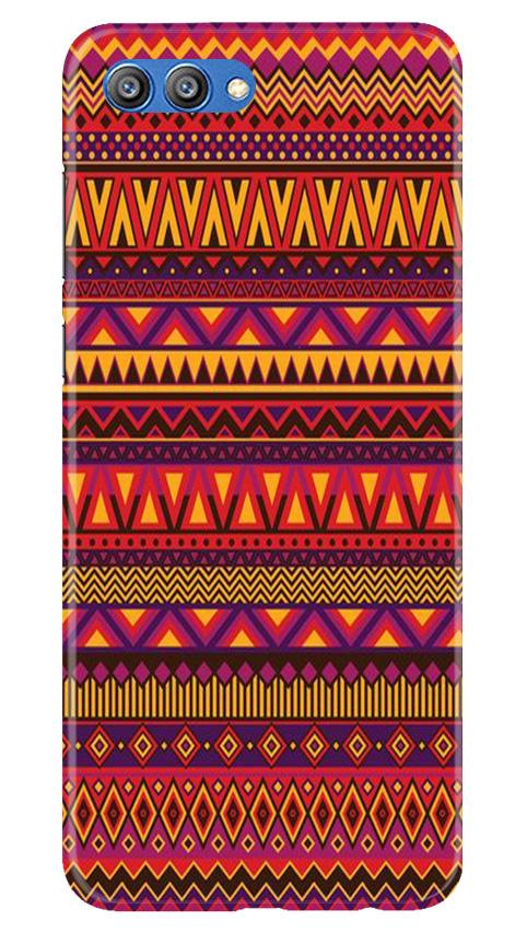 Zigzag line pattern2 Mobile Back Case for Honor View 10 (Design - 10) Zigzag line pattern2 Case for Honor View 10