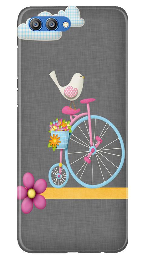 Sparron with cycle Mobile Back Case for Honor View 10 (Design - 34) Sparron with cycle Case for Honor View 10