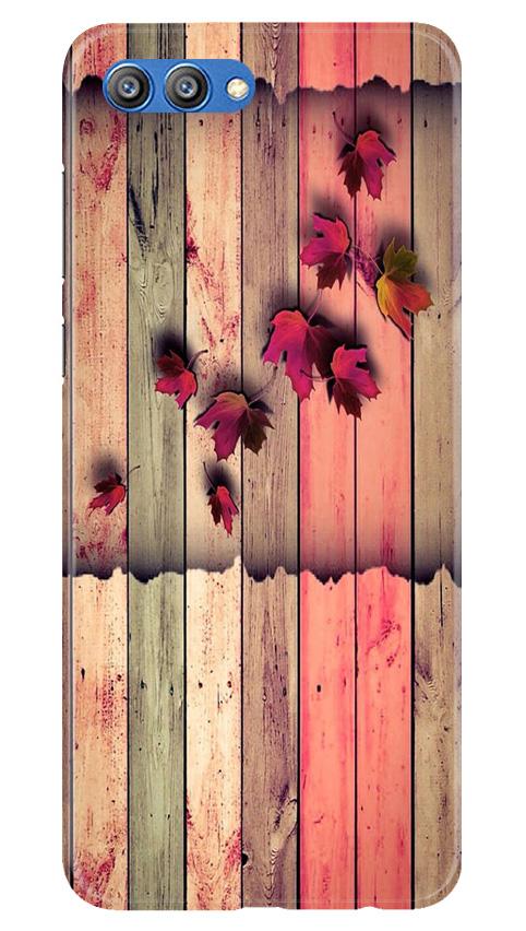 Wooden look2 Mobile Back Case for Honor View 10 (Design - 56) Wooden look2 Case for Honor View 10