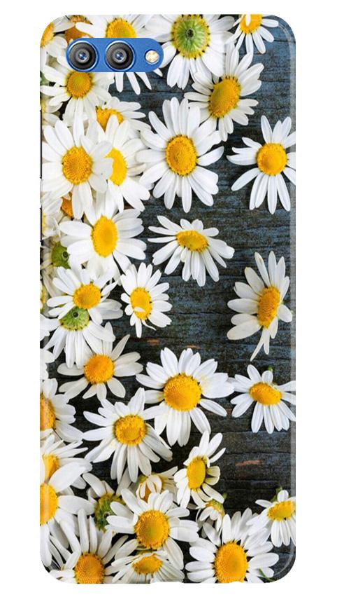White flowers2 Mobile Back Case for Honor View 10 (Design - 62) White flowers2 Case for Honor View 10