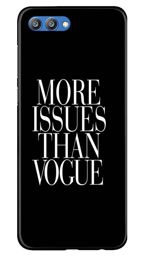 More Issues than Vague Mobile Back Case for Honor View 10 (Design - 74) More Issues than Vague Case for Honor View 10