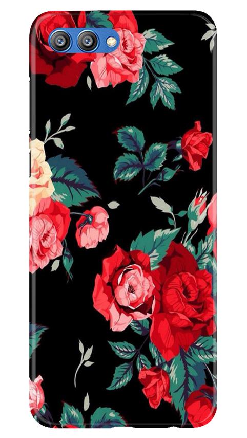 Red Rose2 Mobile Back Case for Honor View 10 (Design - 81) Red Rose2 Case for Honor View 10