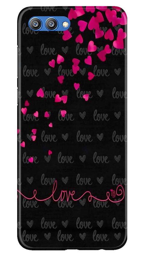 Love in Air Mobile Back Case for Honor View 10 (Design - 89) Love in Air Case for Honor View 10
