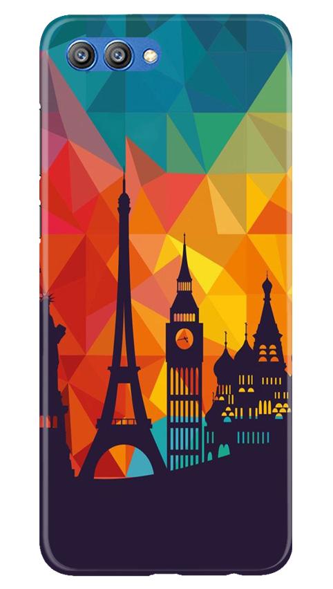 Eiffel Tower2 Mobile Back Case for Honor View 10 (Design - 91) Eiffel Tower2 Case for Honor View 10