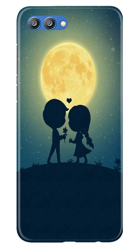 Love Couple Mobile Back Case for Honor View 10 (Design - 109) Love Couple Case for Honor View 10 (Design - 109)