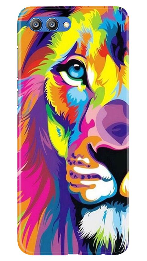 Colorful Lion Mobile Back Case for Honor View 10 (Design - 110) Colorful Lion Case for Honor View 10 (Design - 110)