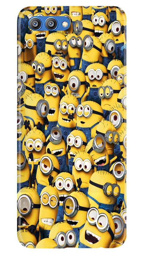 Minions Mobile Back Case for Honor View 10 (Design - 126) Minions Case for Honor View 10 (Design - 126)