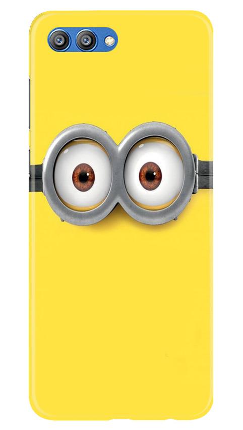 Minions Mobile Back Case for Honor View 10 (Design - 128) Minions Case for Honor View 10 (Design - 128)