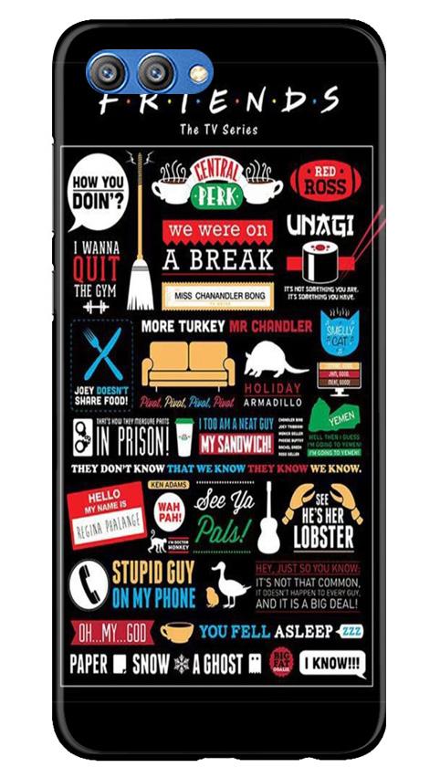 Friends Mobile Back Case for Honor View 10 (Design - 145) Friends Case for Honor View 10 (Design - 145)