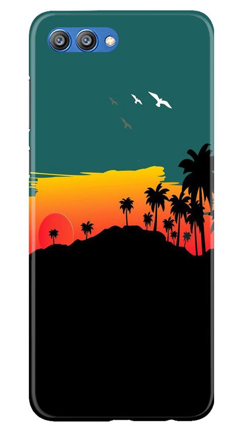 Sky Trees Mobile Back Case for Honor View 10 (Design - 191) Sky Trees Case for Honor View 10 (Design - 191)