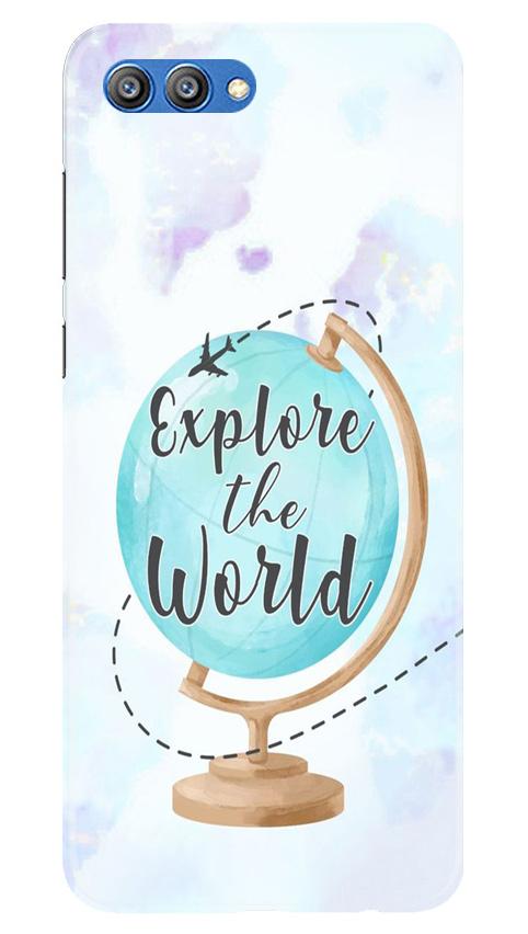 Explore the World Mobile Back Case for Honor View 10 (Design - 207) Explore the World Case for Honor View 10 (Design No. 207)