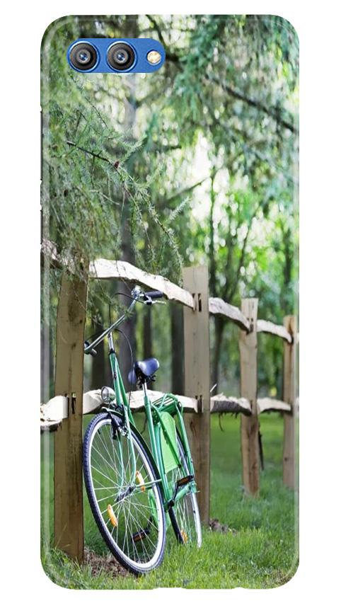 Bicycle Mobile Back Case for Honor View 10 (Design - 208) Bicycle Case for Honor View 10 (Design No. 208)