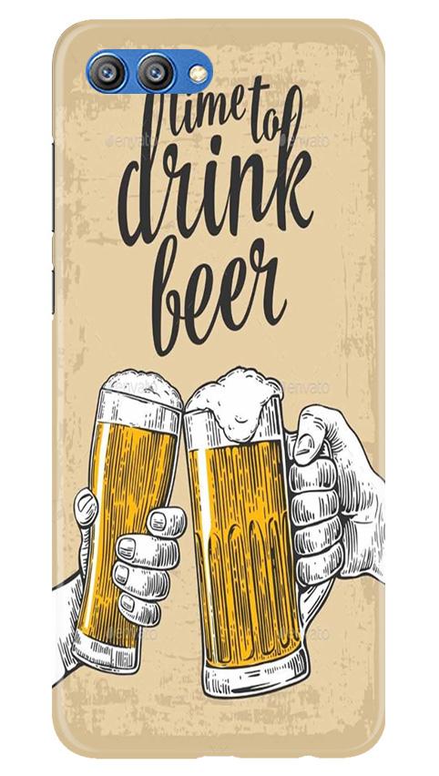 Drink Beer Mobile Back Case for Honor View 10 (Design - 328) Drink Beer Mobile Back Case for Honor View 10 (Design - 328)