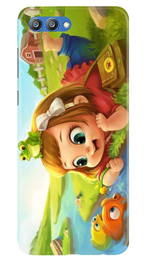 Baby Girl Mobile Back Case for Honor View 10 (Design - 339) Baby Girl Mobile Back Case for Honor View 10 (Design - 339)