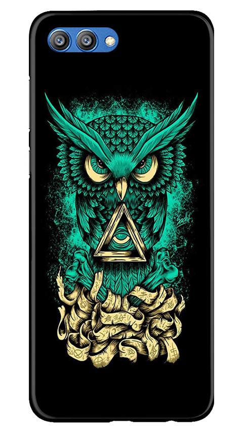 Owl Mobile Back Case for Honor View 10 (Design - 358) Owl Mobile Back Case for Honor View 10 (Design - 358)