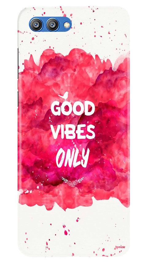 Good Vibes Only Mobile Back Case for Honor View 10 (Design - 393) Good Vibes Only Mobile Back Case for Honor View 10 (Design - 393)