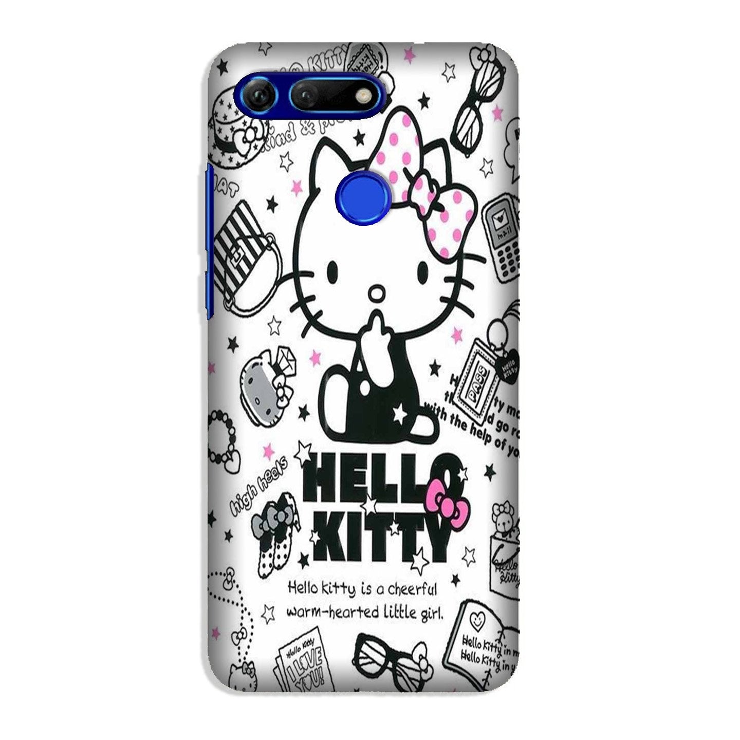 Hello Kitty Mobile Back Case for Honor View 20 (Design - 361) Hello Kitty Mobile Back Case for Honor View 20 (Design - 361)