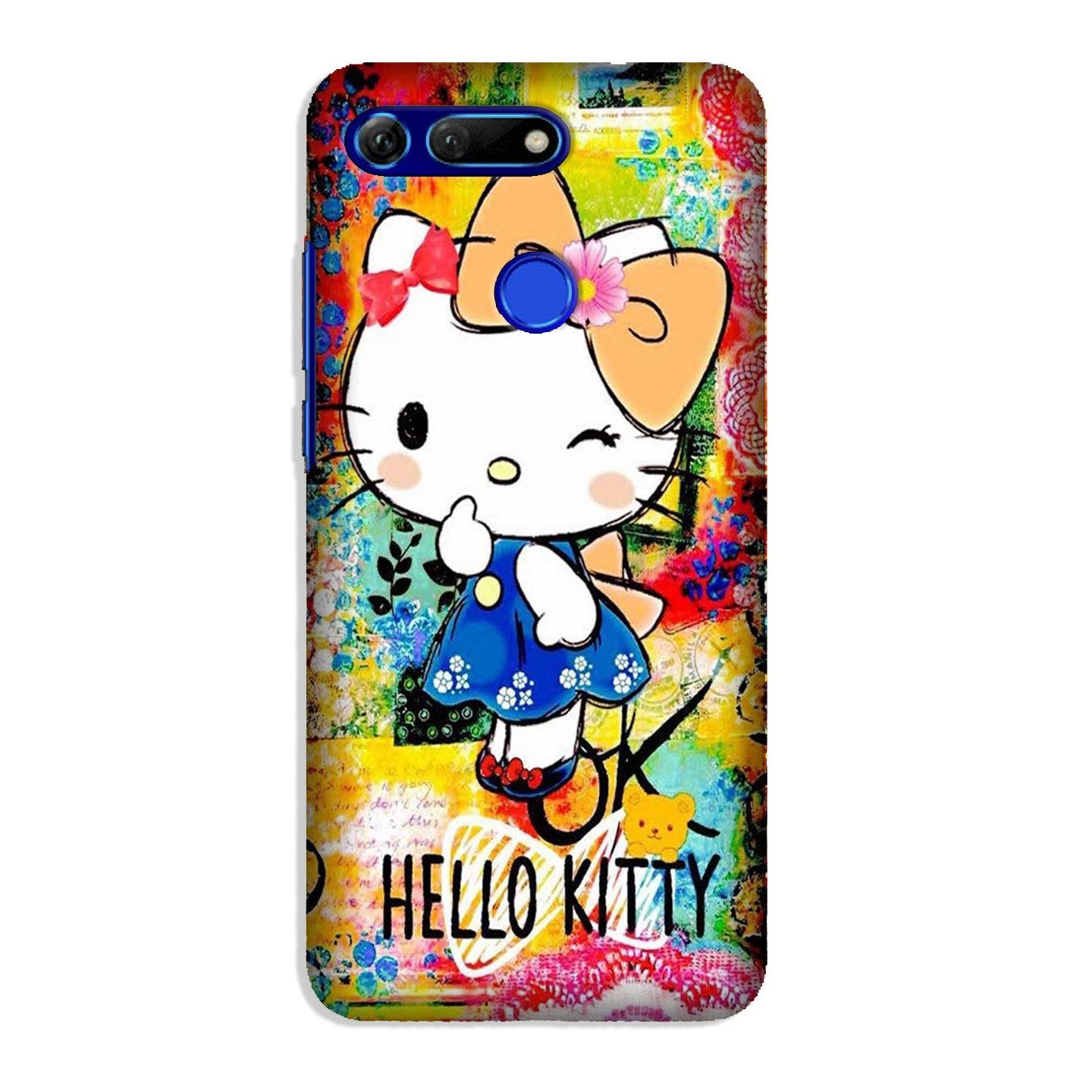 Hello Kitty Mobile Back Case for Honor View 20 (Design - 362) Hello Kitty Mobile Back Case for Honor View 20 (Design - 362)