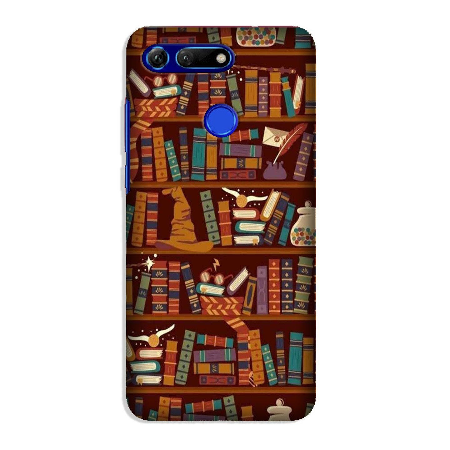 Book Shelf Mobile Back Case for Honor View 20 (Design - 390) Book Shelf Mobile Back Case for Honor View 20 (Design - 390)