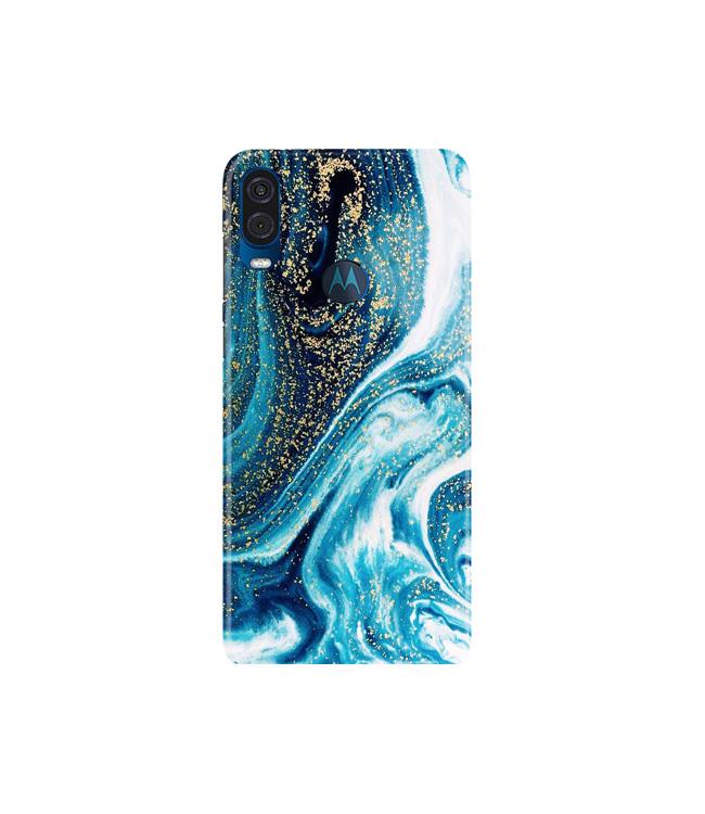 Marble Texture Mobile Back Case for Moto One Vision (Design - 308) Marble Texture Mobile Back Case for Moto One Vision (Design - 308)