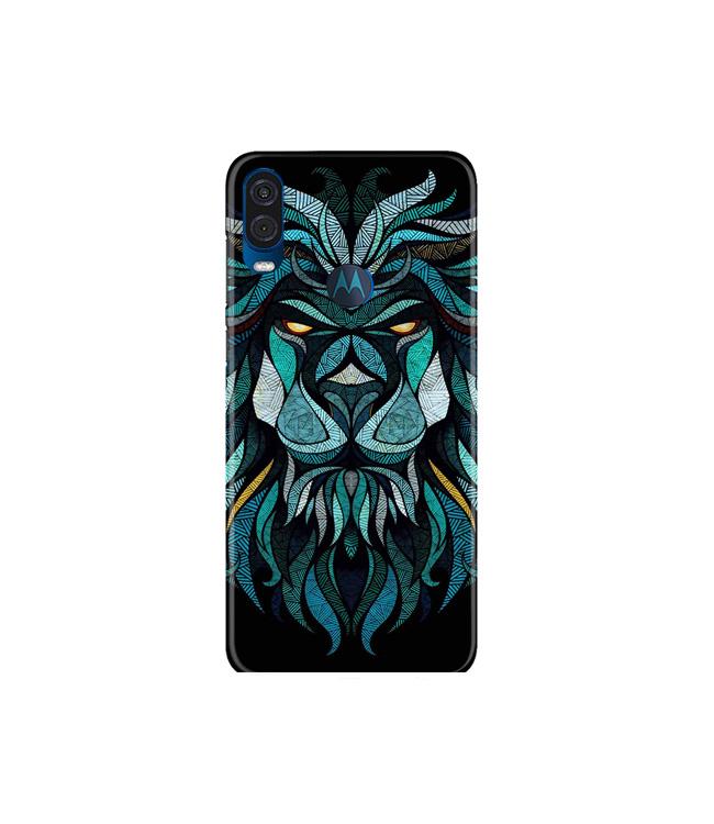 Lion Mobile Back Case for Moto One Vision (Design - 314) Lion Mobile Back Case for Moto One Vision (Design - 314)